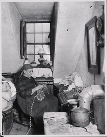 "Old Mrs Benoit in Her  Hudson Street Attic"