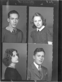 McGuffey High School yearbook portraits 1940