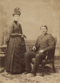 Portrait of man and woman, date unknown