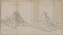 Vues du Mont Cervin