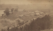 Platts Mill on the river flats, 1870