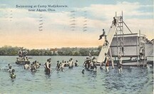 Swimming at camp Mudjekeewis