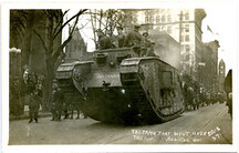 The tank that went over the top. Hamilton, Ont., ca. 1918