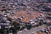 An aerial view of Grand Bazaar, Ä°stanbul