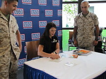 Danica Patrick USO photos