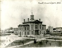 Court House & Square, 1866