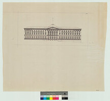 Senaatin talo (Valtioneuvoston linna), mittauspiirustus, 1820