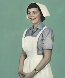 Nurse wearing uniform from British Honduras