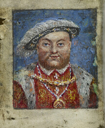 The Penitential and other Psalms - caption: 'Portrait of Henry VIII'