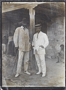 White suits at La Chorrera