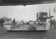 Cockpit of an Sea Scout Zero (SSZ) class airship