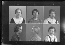 McGuffey High School yearbook portraits 1933