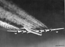 B-36 In Flight