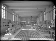 Hydroelectricity laboratory in 1950's