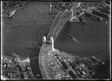 Opening of the Sydney Harbour Bridge, from the northern side, 1932, Milton Kent