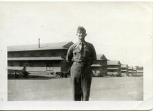 Man in military uniform