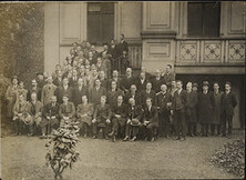 Men in coats and suits!