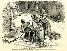 Children scavengers, a street scene in Richmond, Virginia
