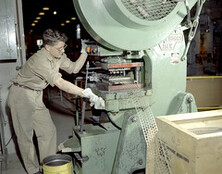 Machinist at Sherritt Gordon Mint, Calgary, Alberta