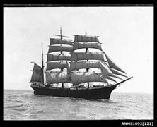 Three-masted barque WINTERHUDE