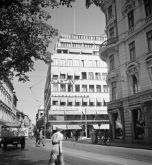 Street view from Stockholm city, Uppland, Sweden