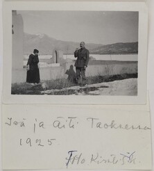 Mary and Akseli Gallen-Kallela in Taos, New Mexico, 1925.