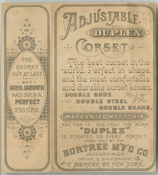 Duplex Corset 3/3, ca. 1885
