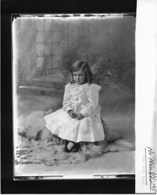 Portrait photograph of Andrew Dousa Hepburn's granddaughter n.d.
