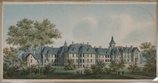 Sheppard Asylum, rear elevation