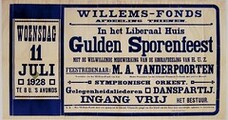 Affiche Willemsfonds Tienen, 1928
