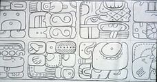 3A - Hieroglyphic inscription, Temple of Nuns, Old Chi-chen [sic] Itza