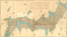 Enlarged and revised map of the provinces and itineraries of Great Japan