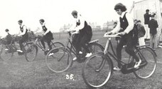 Goole Secondary School sports day bicycle race (archive ref SL252-8-4-6.2)