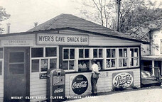 Myers Cave Snack Bar - Postcard