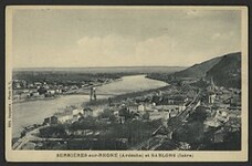 SerriÃ¨res-sur-RhÃ´ne (ArdÃ¨che) et Sablons (IsÃ¨re)