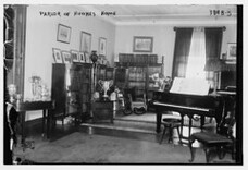 Parlor of Hughes home (LOC)