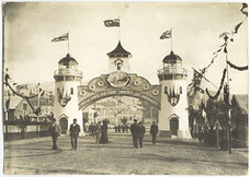 Hobart - Royal visit - 1901 - "Welcome to Port of Hobart" Marine Board Arch - Salamanca