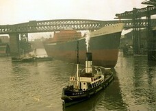 Launch of the cargo ship 'Houston City'