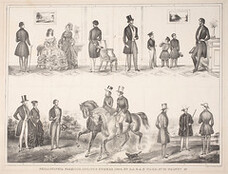 Philadelphia fashions, spring & summer 1844, by S.A. & A.F. Ward, No. 62 Walnut St., [1844]