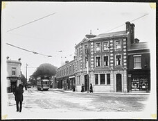 An electric tram at Terenure