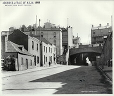 Looking west on Argyle Street, The Rocks (NSW) [Rocks Resumption photographic survey]