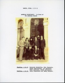 Armenian youth group, Harbin, China, 1945