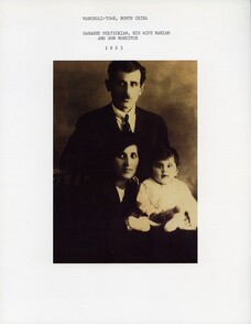 Portrait, Armenian family, Manzhouli, China, 1923