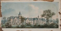 Sheppard Asylum, front elevation