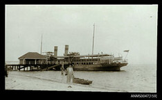 SS KOOPA docked at Bongaree Jetty, 1911-1930