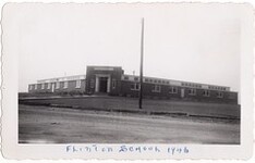 Flinton School 1946 - photo by Wilfred Lessard