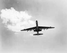 B-36 with B-58 5