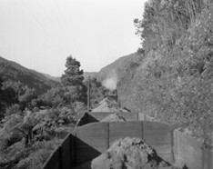 Abt Railway, train heading toward Strahan