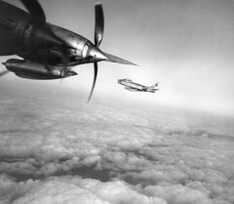 B-36 with F-86