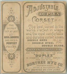 Duplex Corset 3/3, ca. 1885